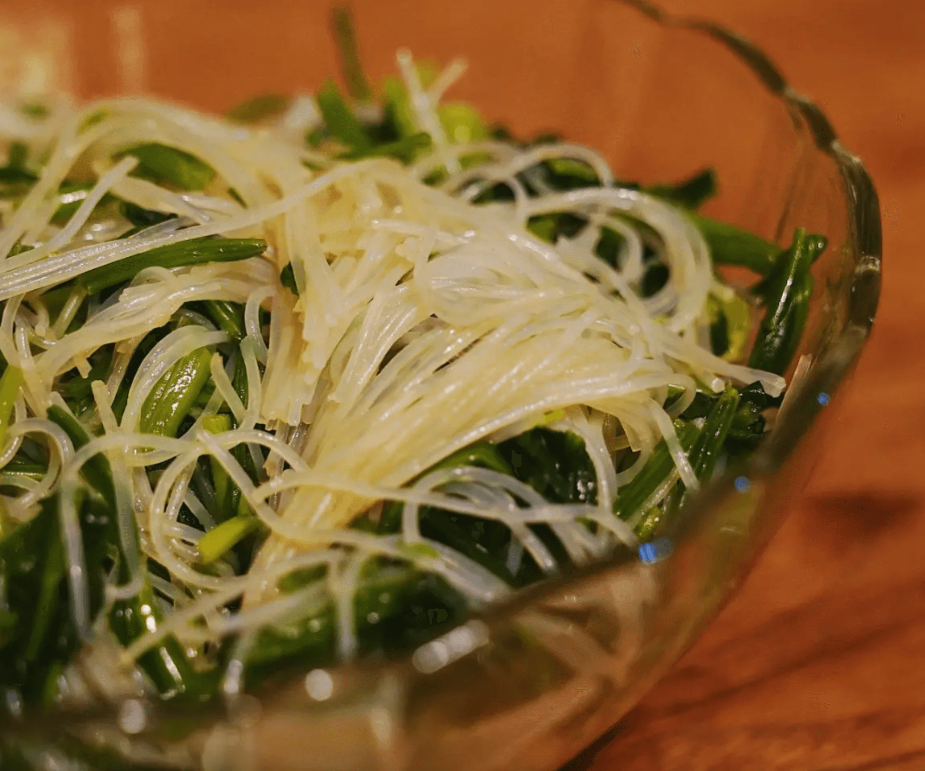 凉拌菠菜粉丝
