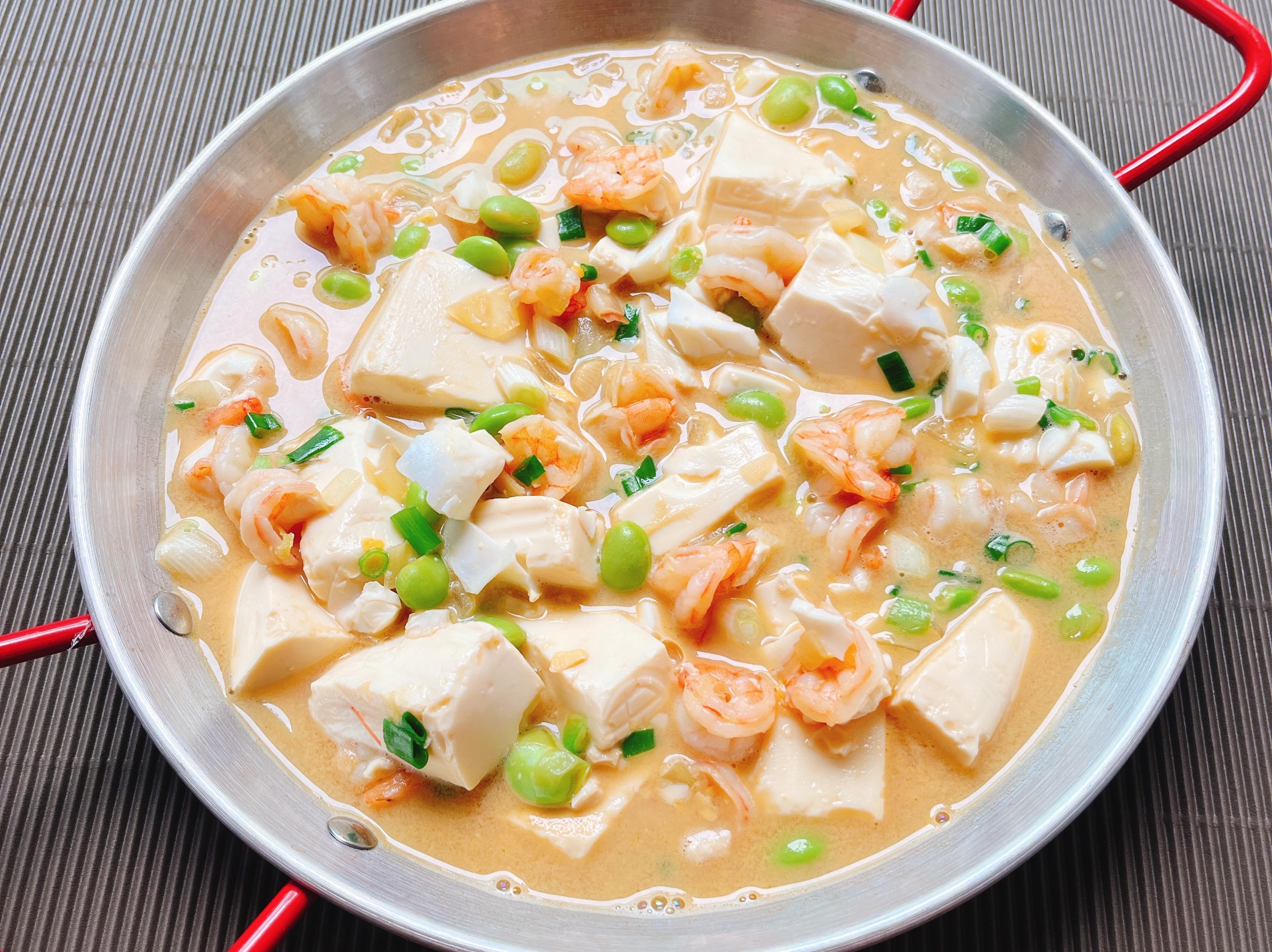虾仁豆腐